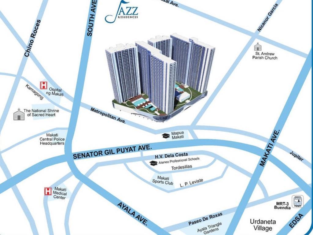 All At Jazz - Makati Serviced Apartments Макати Экстерьер фото